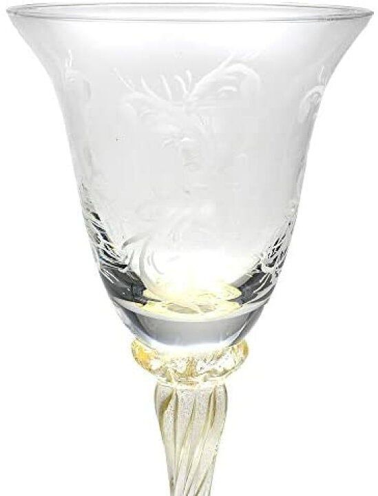 イタリア輸入】ワイングラス 240ml ステム ベネチアングラス
