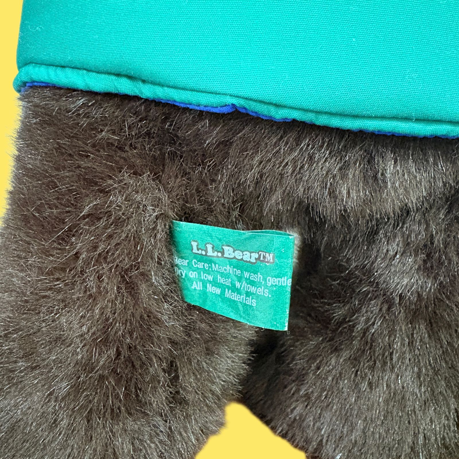 90s L.L.Bean L.L.Bear Bean Bear with Down Vest ① エルエルビーン