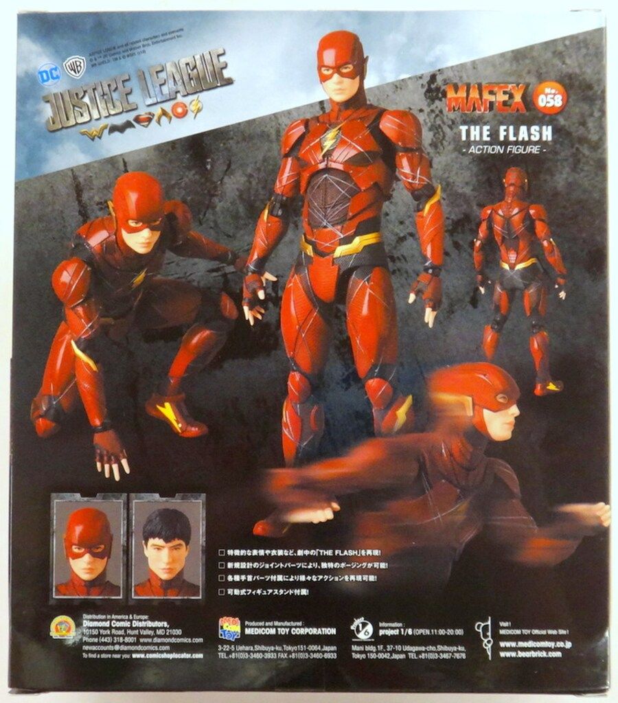 【未開封】MAFEX 058 JUSTICE LEAGUE THE FLASH Mafex NO 058 The Flash Justice League DC Comics Action