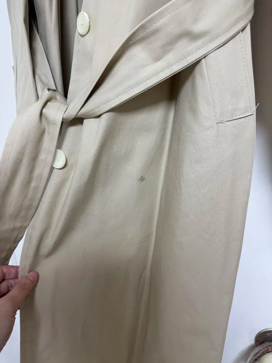 1 ポンド ラブソング プレーン トレンチコート ベージュ GULLKHAN_COM