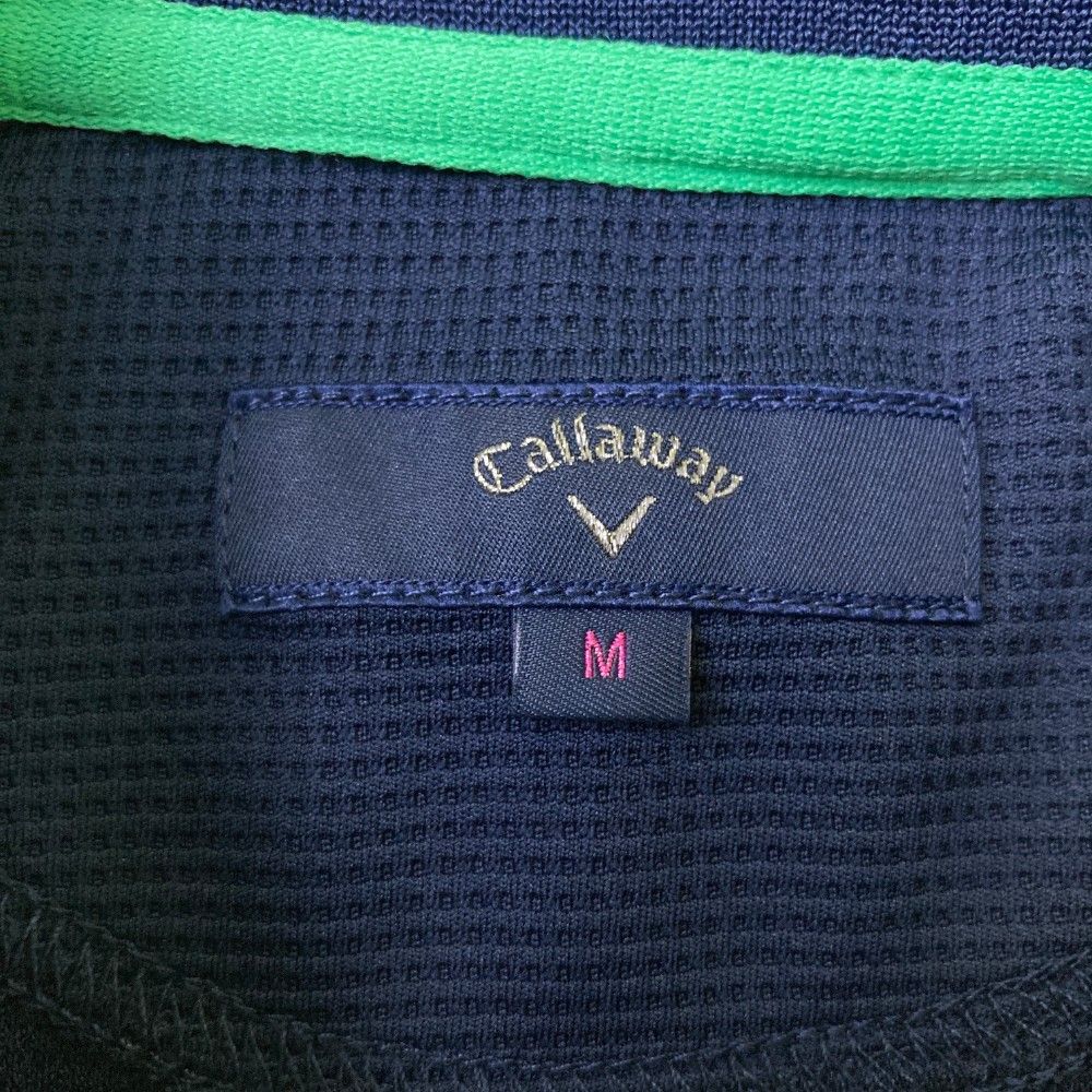 サイズ：L CALLAWAY キャロウェイ モックネック 半袖ワンピース