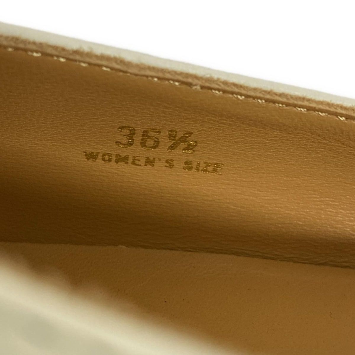 TOD S トッズ フラットシューズ 36 1|2 レディース - アイボリー レザー KIN-KAAI_COM