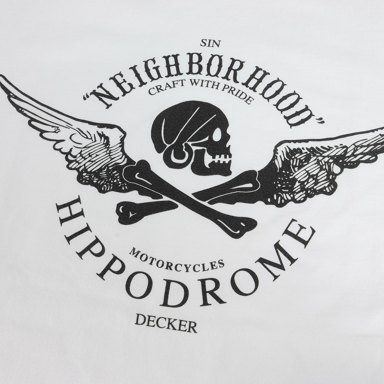 美品 NEIGHBORHOOD ネイバーフッド Tシャツ HIPPODROME STUDIO Jeff 