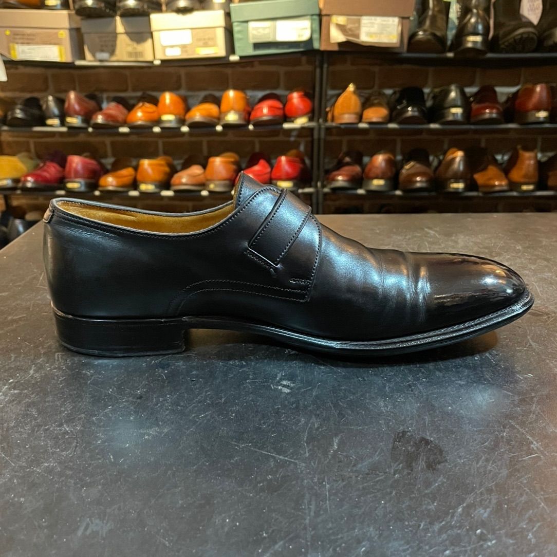 HERMES エルメス(JOHN LOBB製 ジョンロブ製) シングルモンク モンク