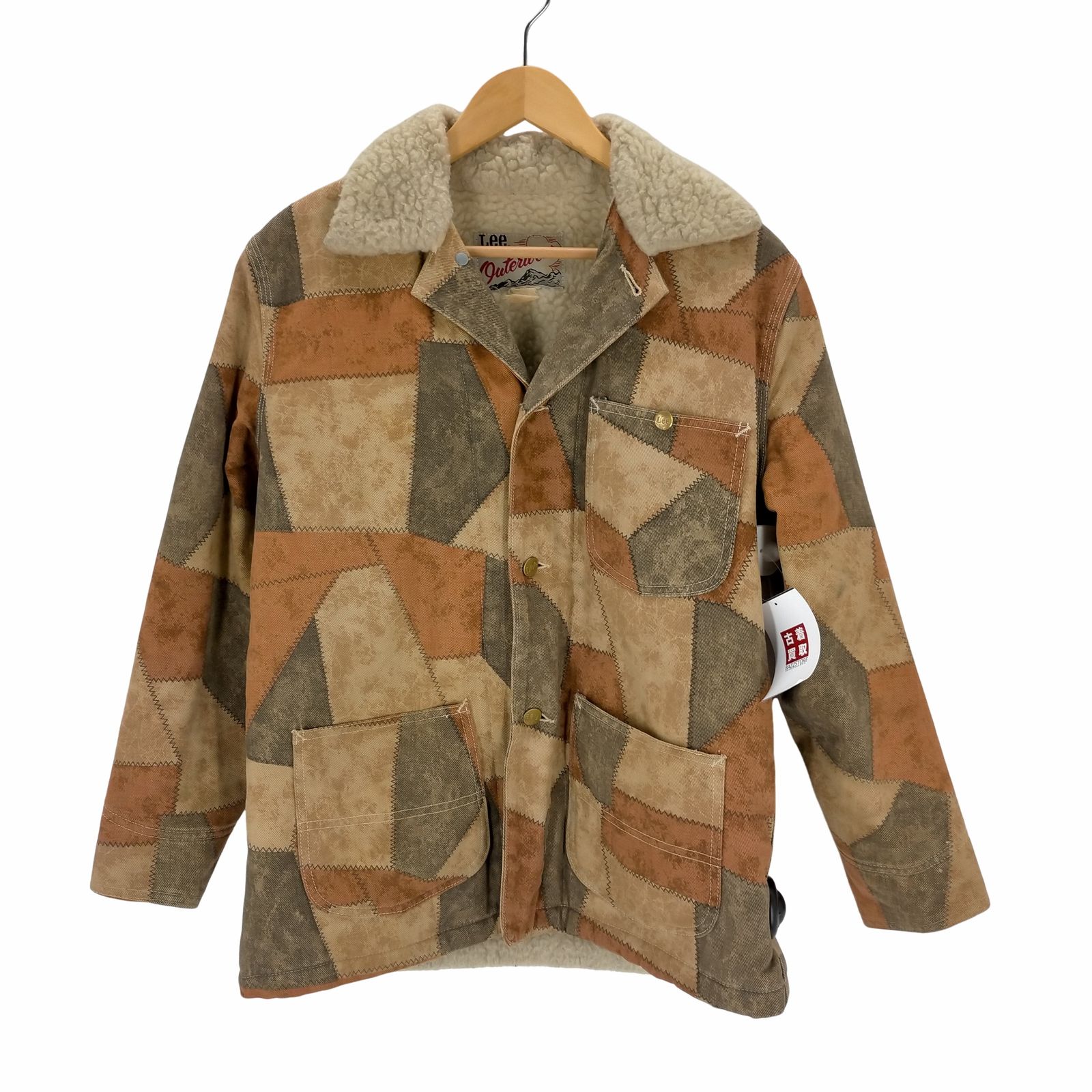 70s Lee パッチワークジャケット ボアジャケット 【公式通販】