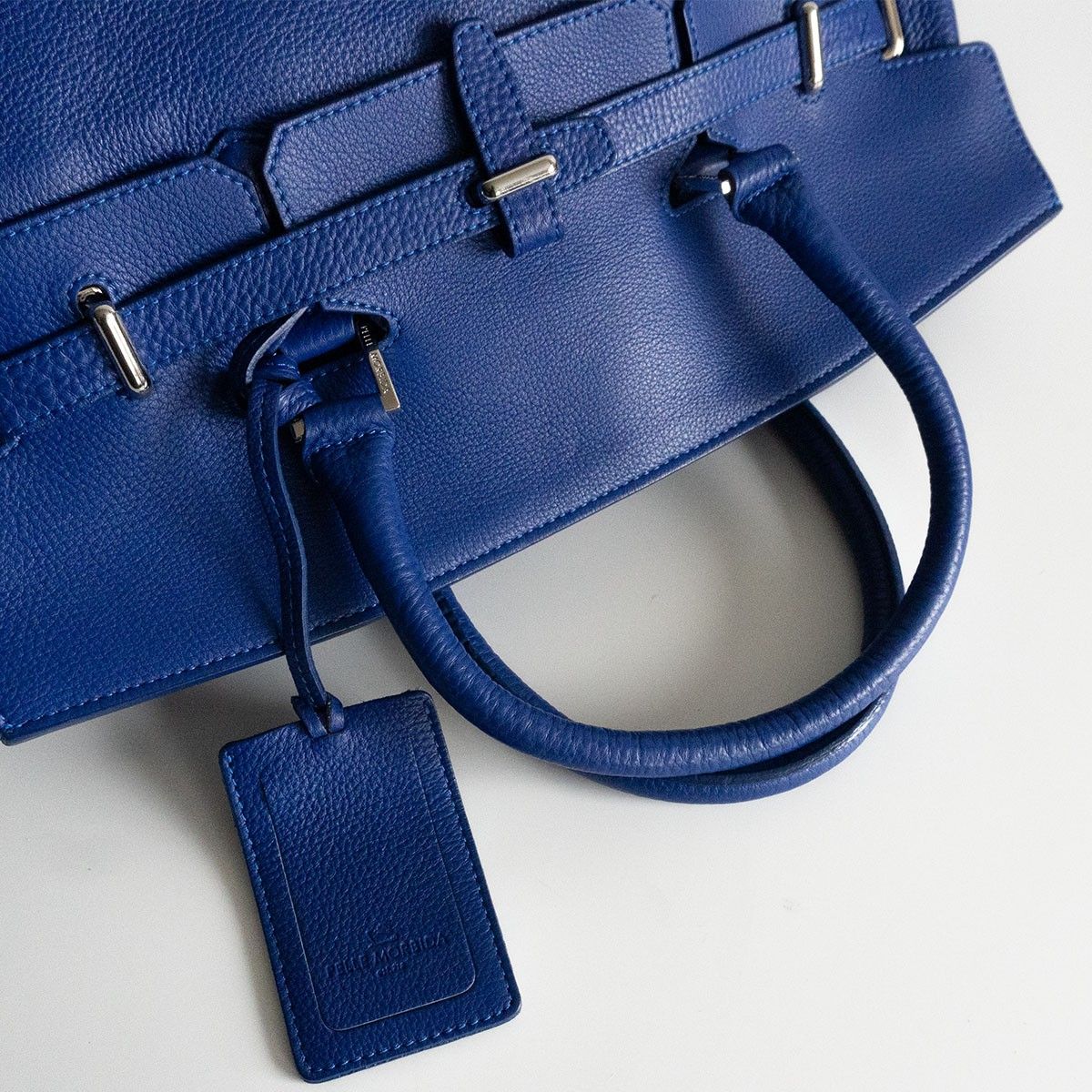 美品】PELLE MORBIDA【Maiden Voyage 被せ付き ボストンバッグM