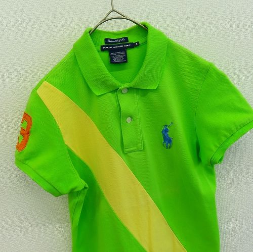 POLO GOLF RALPH LAUREN 刺繍　半袖　ナイロン　ウエア ラルフローレン ゴルフ RALPH LAUREN GOLF ゴルフウェア