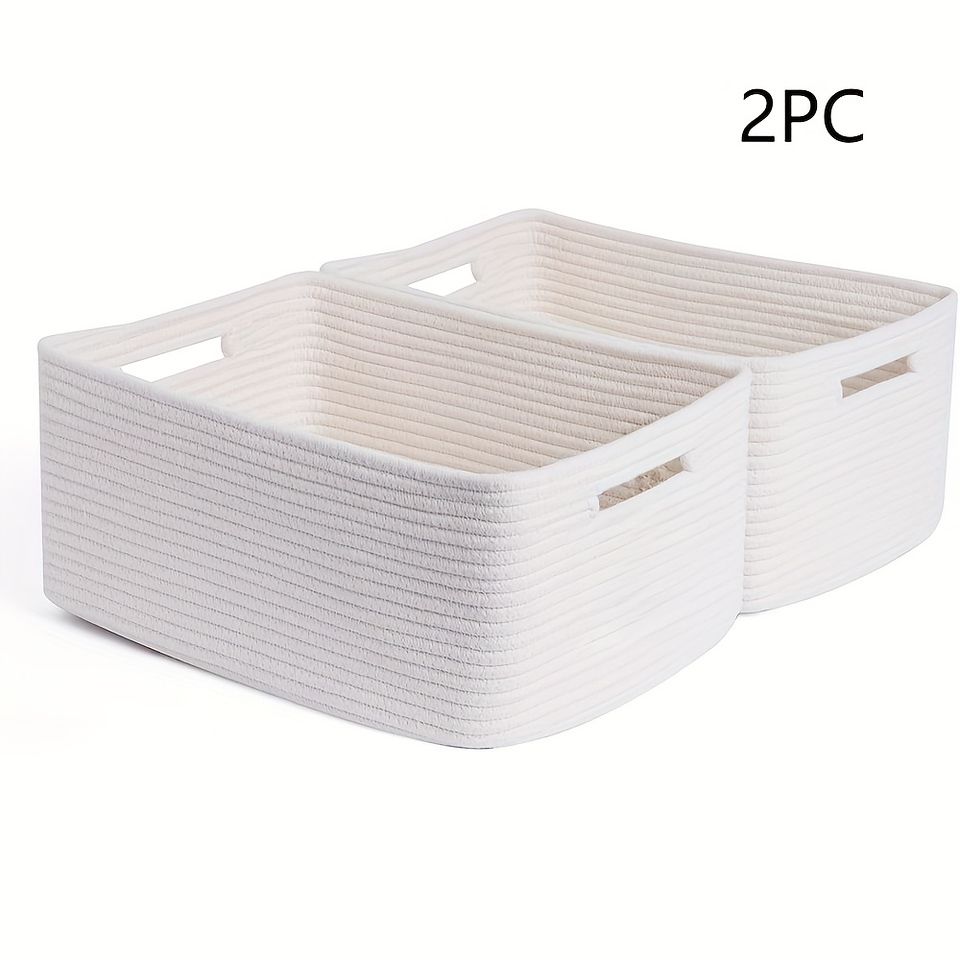 大容量 織物収納バスケット｜衣類