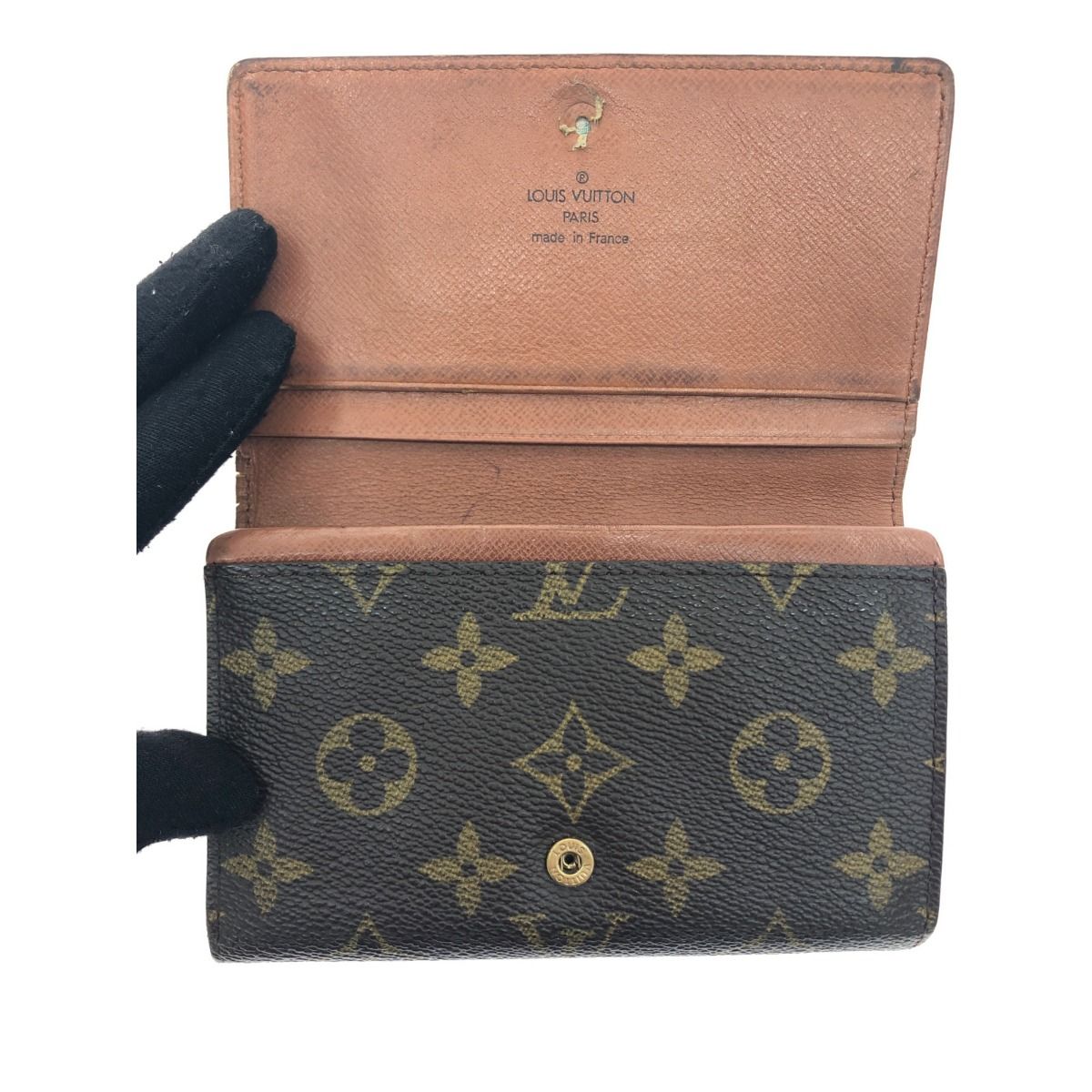 ▽▽LOUIS VUITTON ルイヴィトン レディース 二つ折り財布 モノグラム  