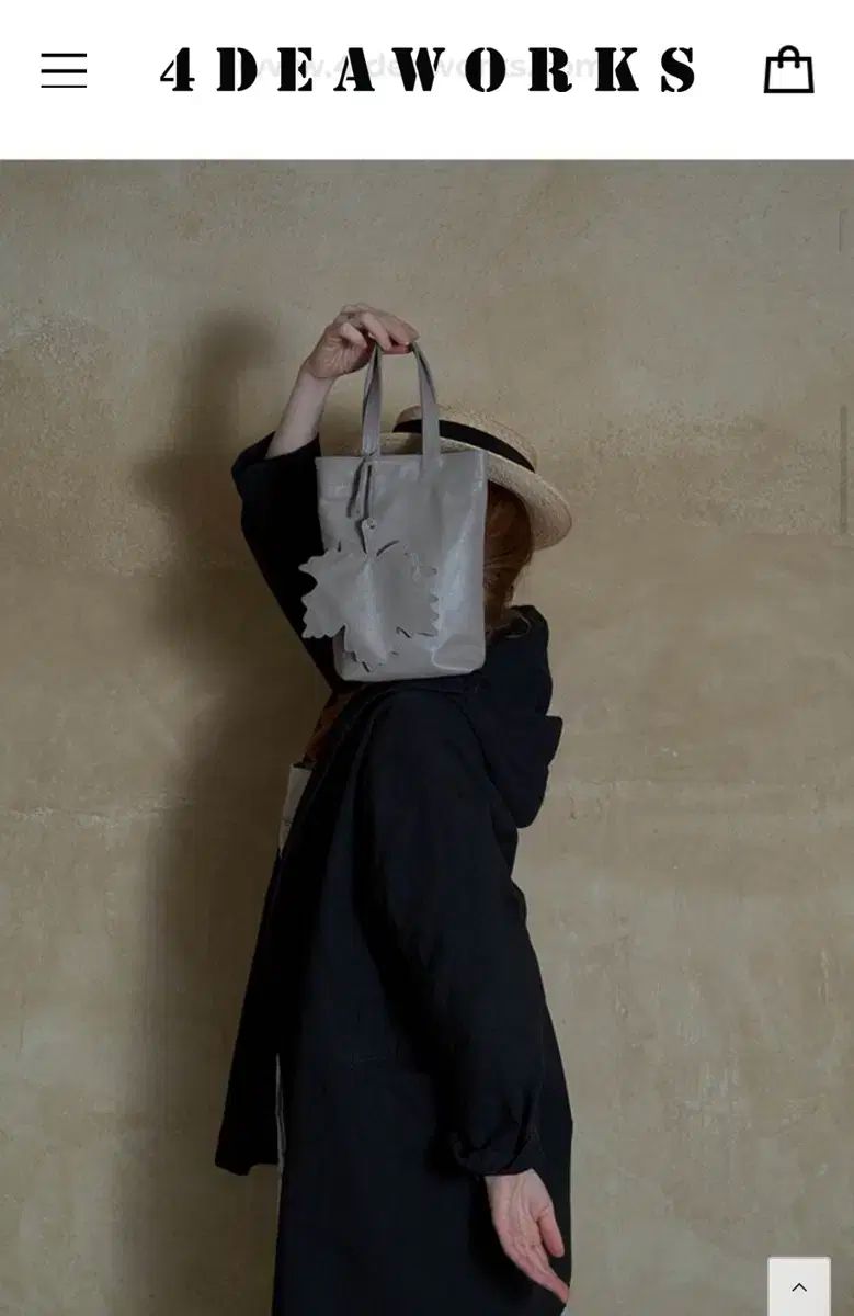 フォディエ・ワークス Maple mini tote grey