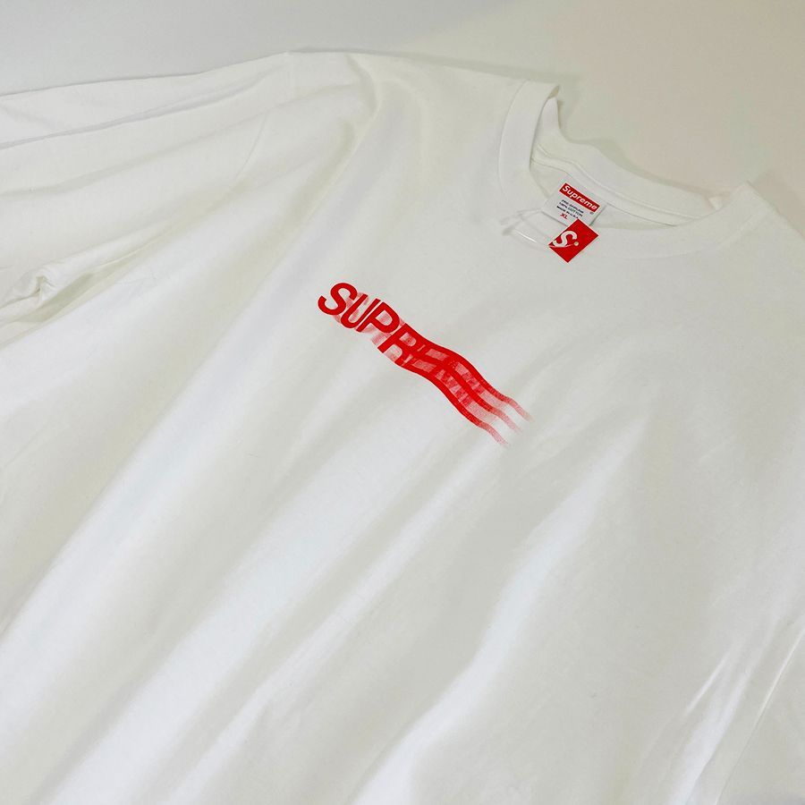 Tシャツ/カットソー(半袖/袖なし)シュプリーム　Motion Logo Tee（モーションロゴT）赤XL