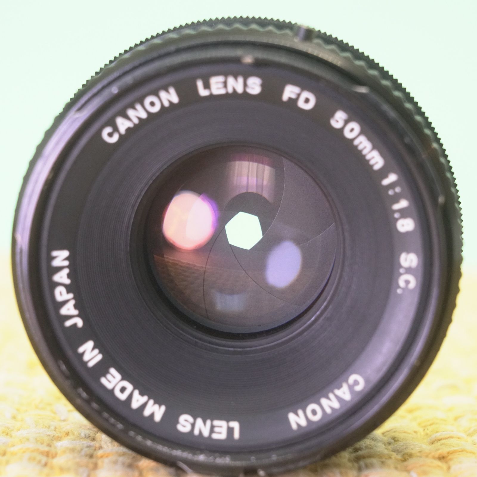 完動品◎Canon AE-1 プログラム x 50mm F1.8 フィルムカメラ
