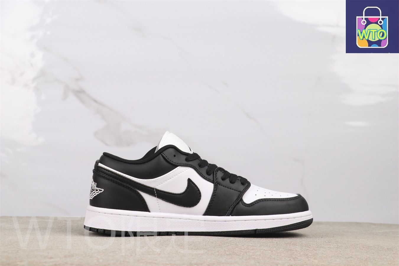 今日 Jordan エアジョーダン aj1 エアジョーダン 1 ロー WMNS パンダ” DC0774-101-WTO輸入2