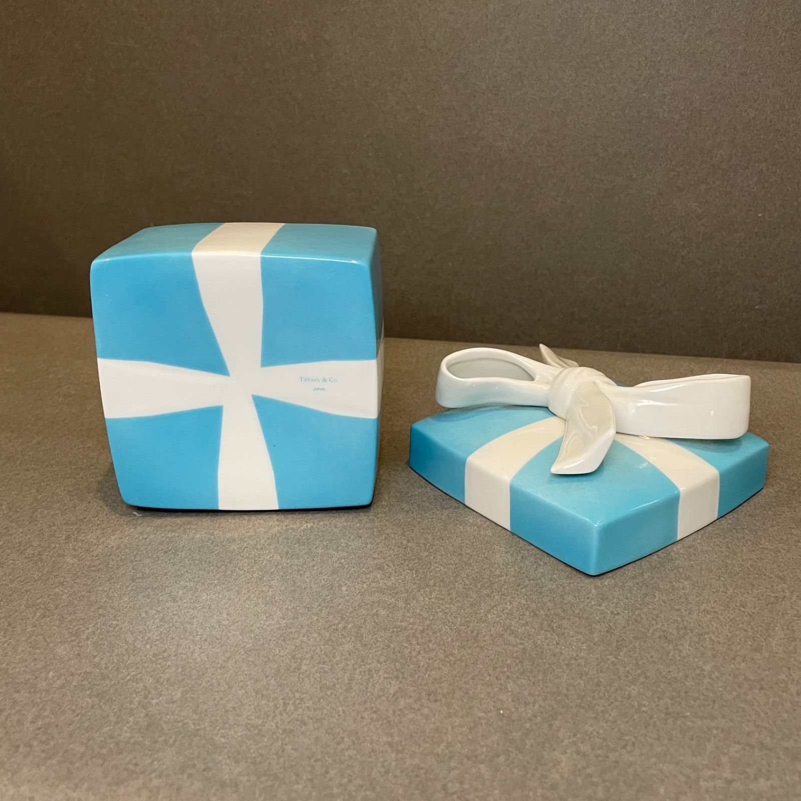 未使用Tiffany ティファニー 陶器 ブルーBOX ブルーボックス