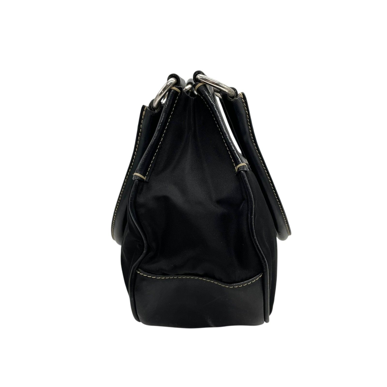 【超極美品】PRADA プラダ　ハンドバッグ　肩掛け　ナイロン　ブラック　黒 極美品 PRADA プラダ ワンショルダーバッグ ショルダーバッグ 黒