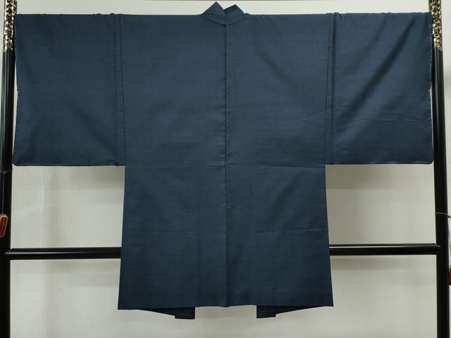 平和屋着物●男性　本場大島紬　アンサンブル　吉祥文　正絹　逸品　未使用　CAAS6806yc 平和屋着物○男性 本場大島紬 アンサンブル 吉祥文 正絹 逸品 未使用