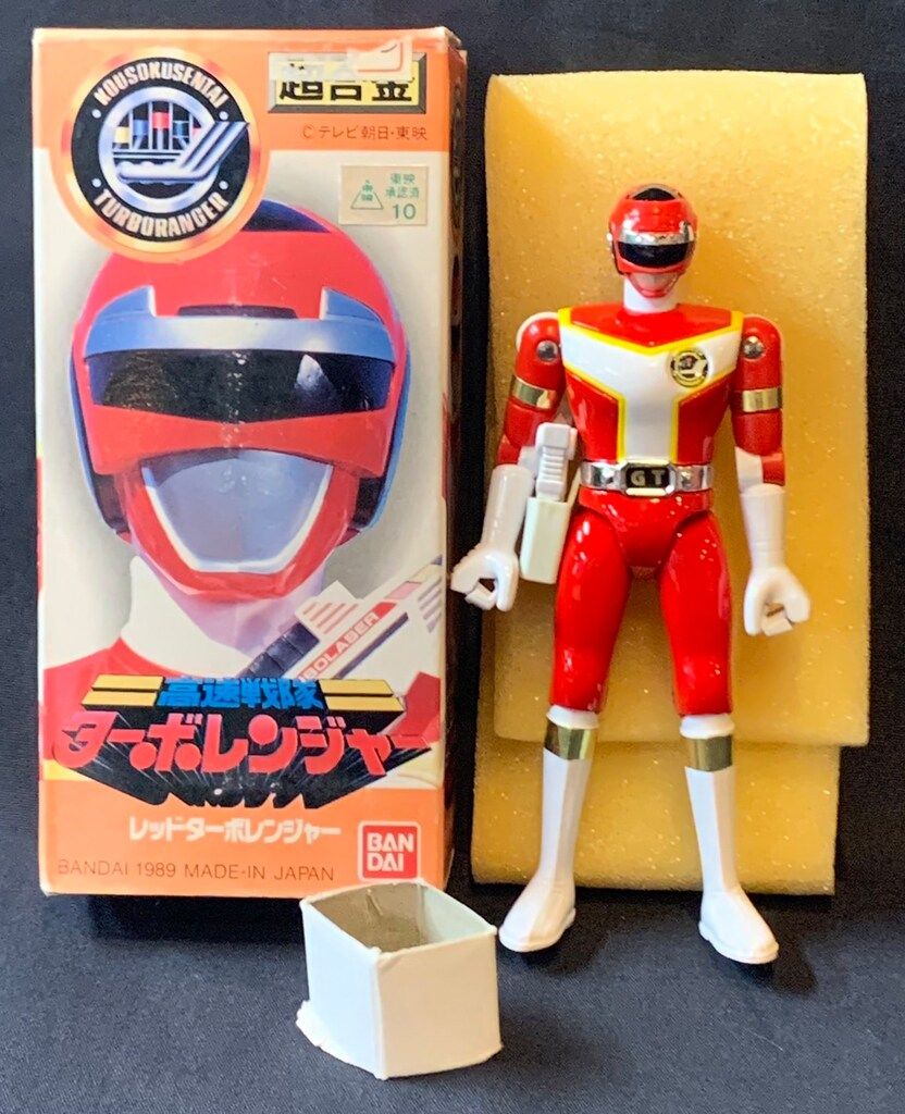 バンダイ 超合金 レッドターボレンジャー 1989 バンダイ 超合金 高速戦隊ターボレンジャー レッドターボ