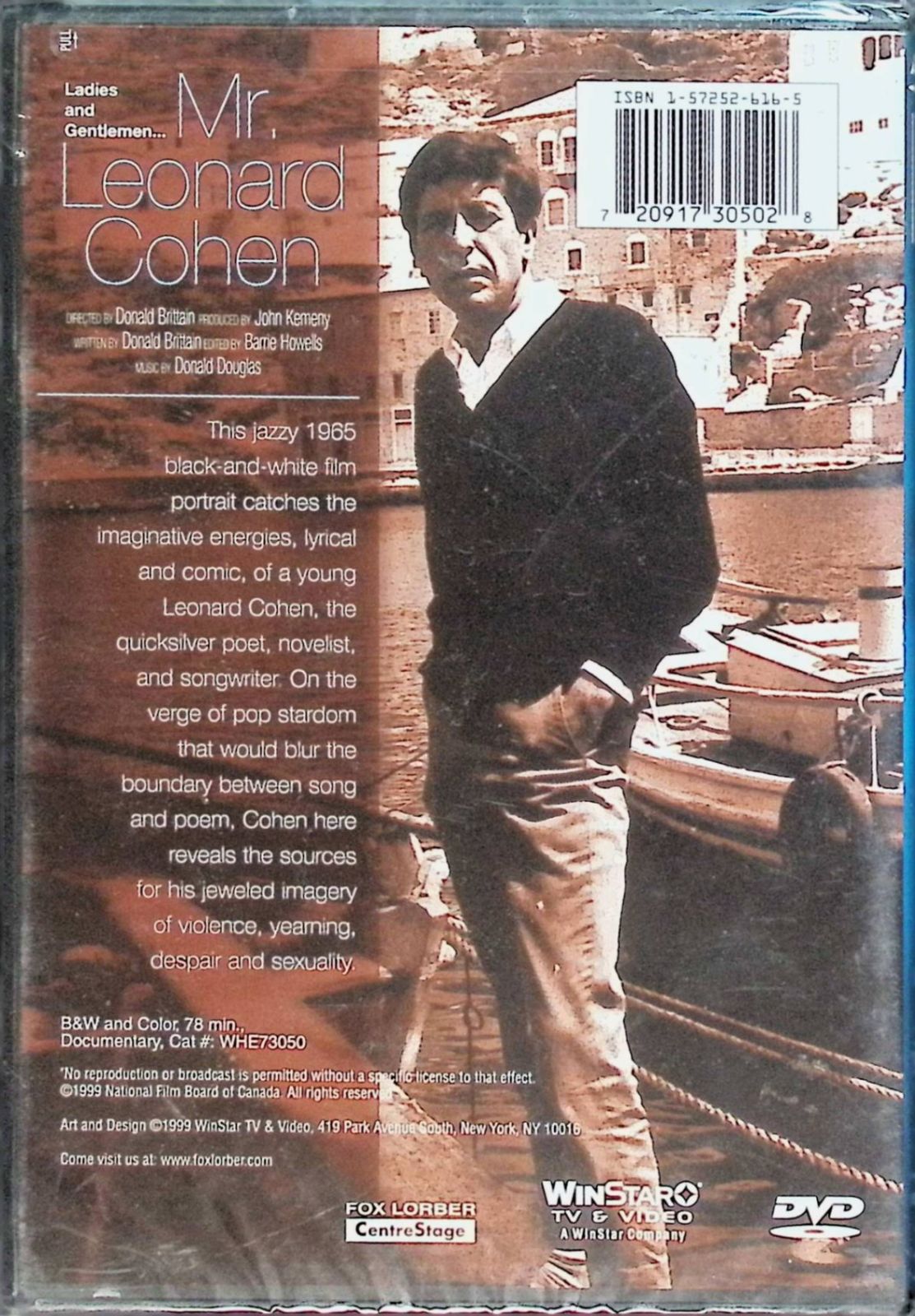 新品未開封】Ladies & Gentlemen: Mr. Leonard Cohen (海外版DVD