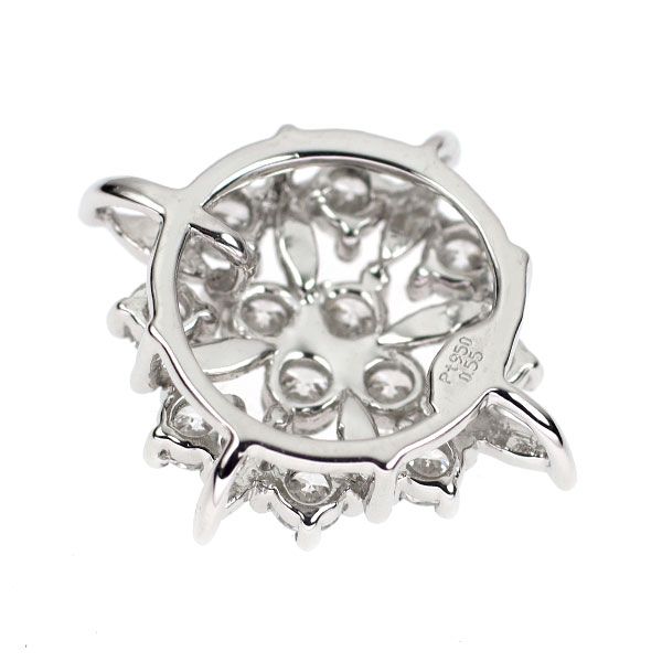 PT950 ダイヤモンドペンダントヘッド0.15ct Pt950 ダイヤモンド ペンダントトップ 0.55ct - メルカリ