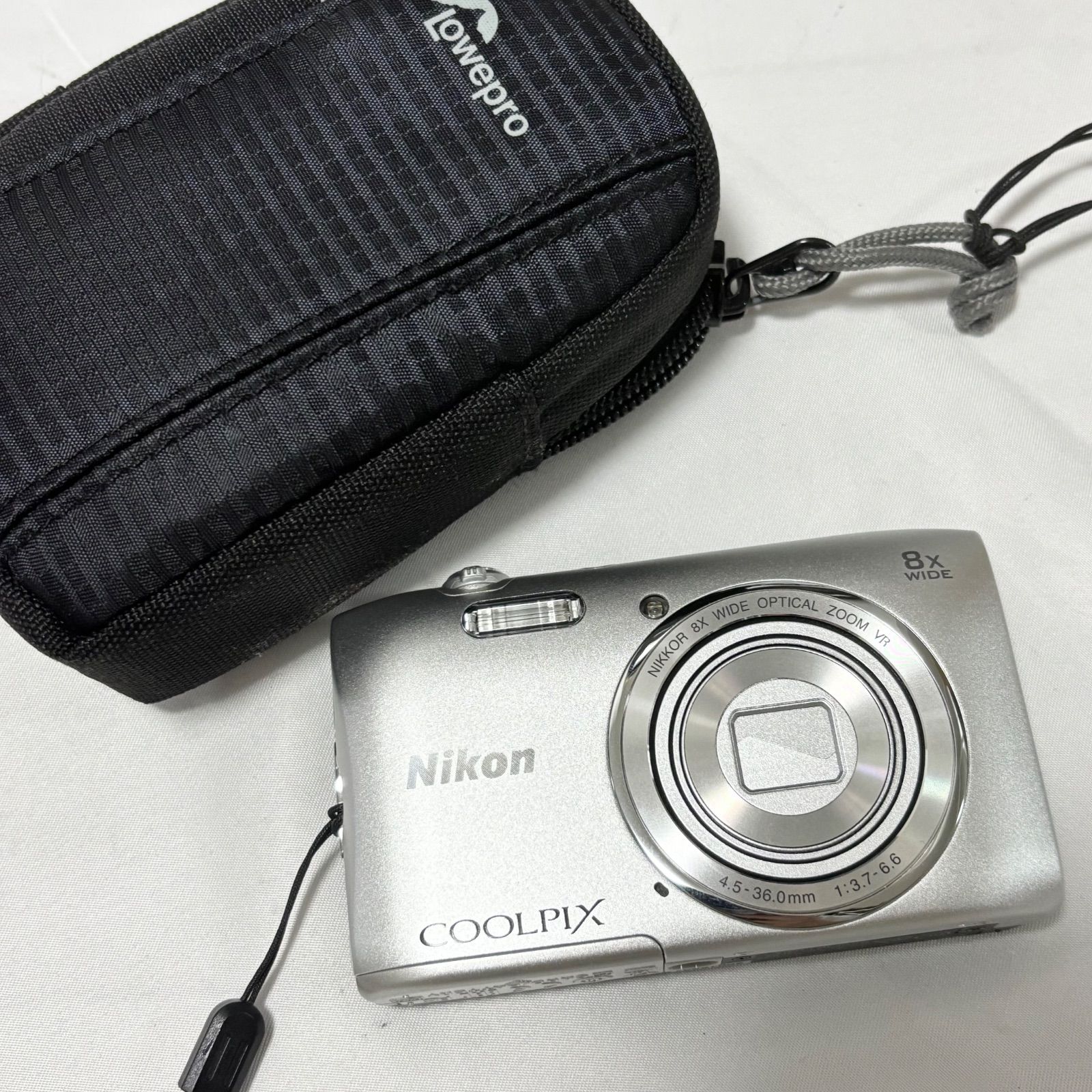 送料無料】Nikon/ニコン/COOLPIX/クールピクス/S3600/シルバー 
