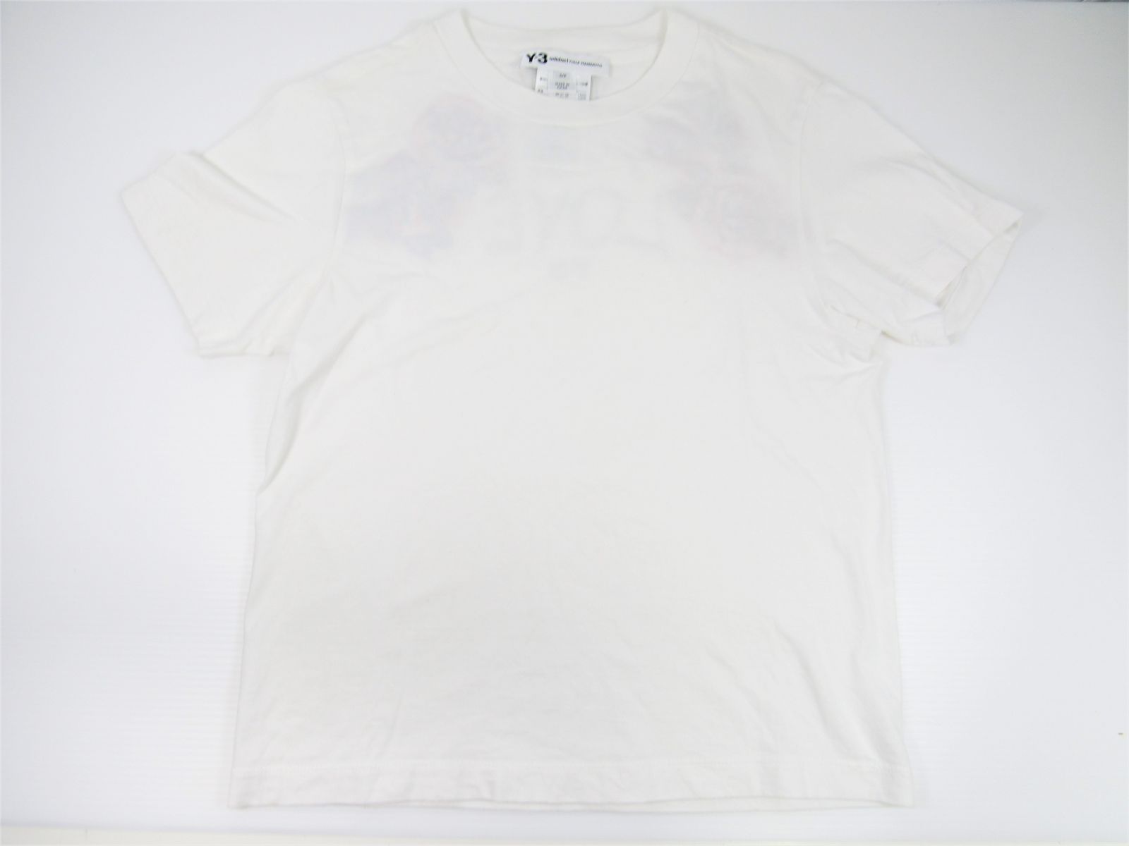 Y-3 Yohji Yamamoto新品未使用Tシャツ半袖adidasホワイト Adidas x Yohji Yamamoto Y-3 Basic Small Logo T-shirt Men's S