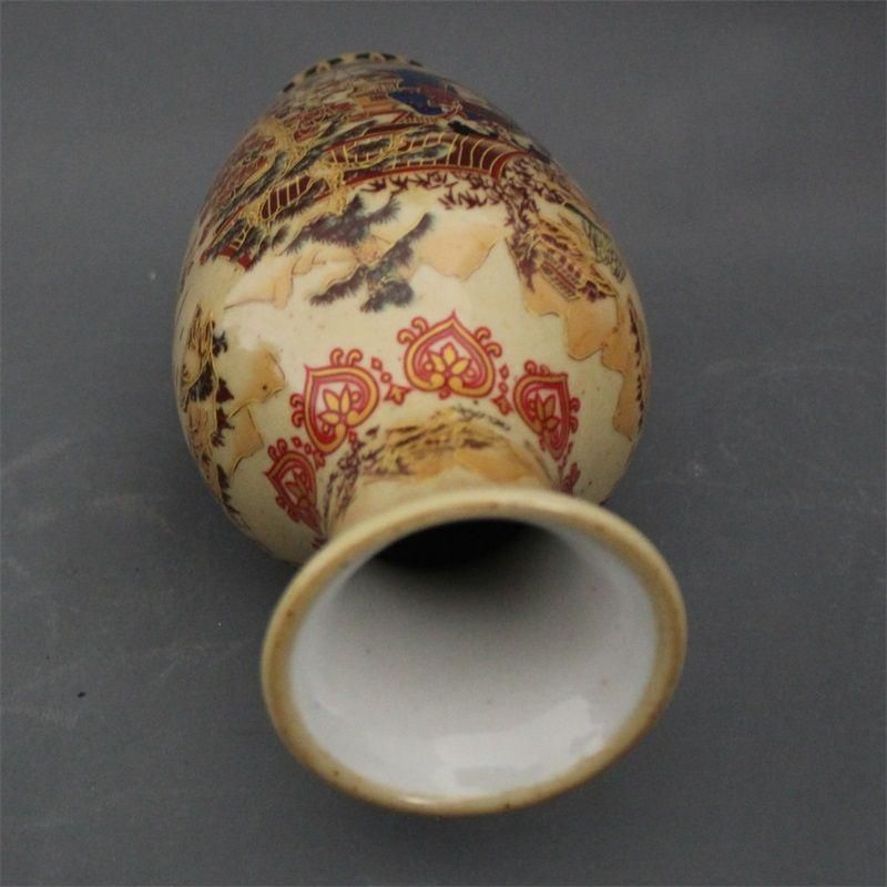 乾隆粉彩仕女図花瓶 景徳鎮 陶磁器 装飾品 現代工芸品美術品 置物 - メルカリ