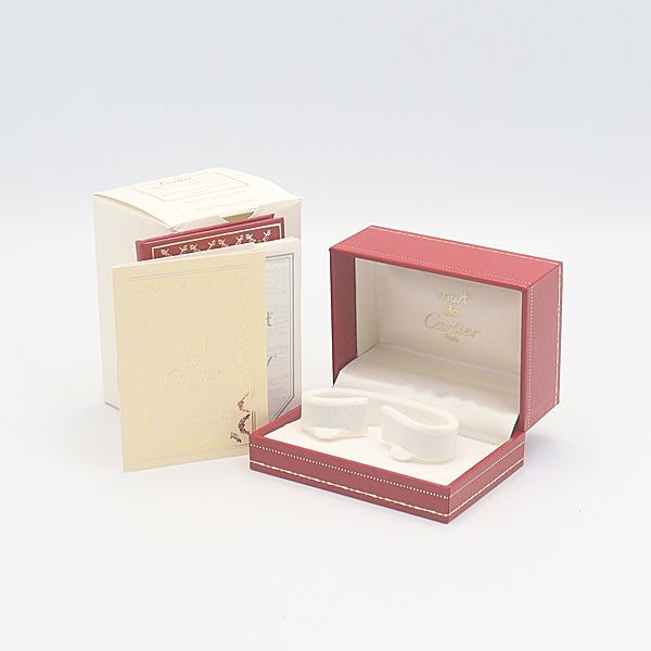 箱/説明書付 良品 カルティエ アンティーク 空箱/BOX 腕時計用 レッド