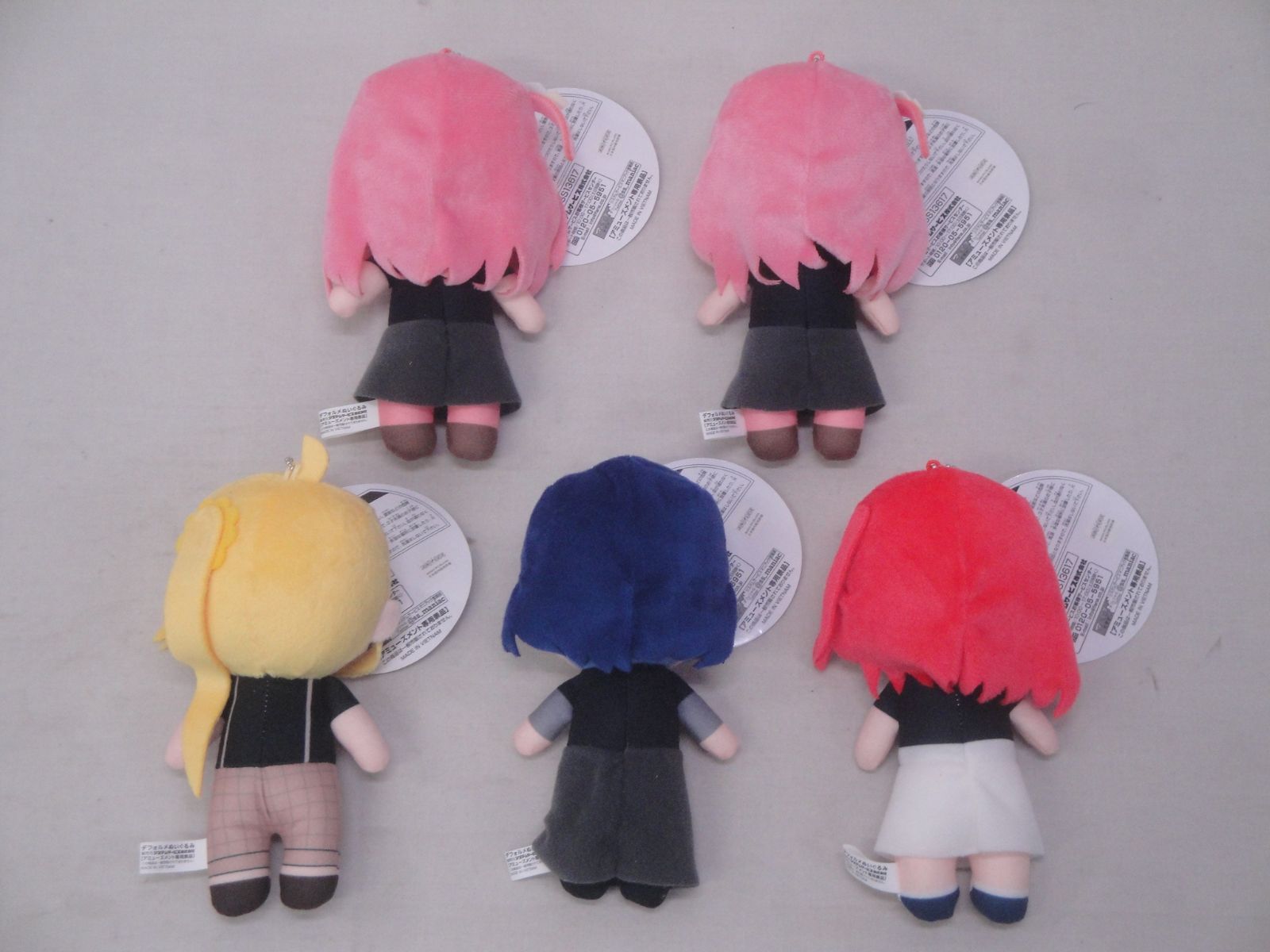 ぼっち・ざ・ろっく！ 後藤ひとり伊地知虹夏 デフォルメぬいぐるみ溶け