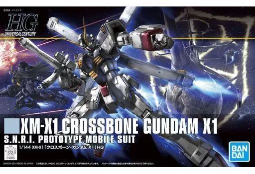 新品】プラモデル 1/144 HGUC XM-X1 クロスボーン・ガンダムX1