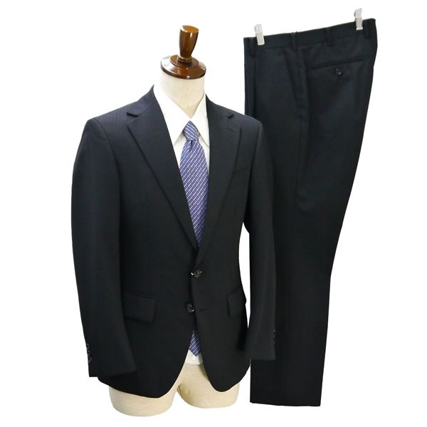 5NE015 GINZA Global Style Technical Worsted Fabric 2つボタン シングルスーツ A4 S ダークグレー 暗灰色 春秋冬 N8-0029 メンズビジネス 202505