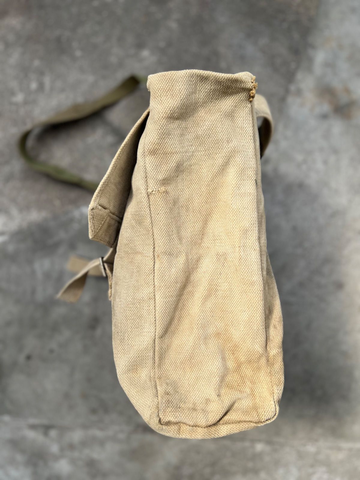 イギリス軍 ガスマスクバッグMk.Ⅶ ストラップ ブラウン イギリス軍