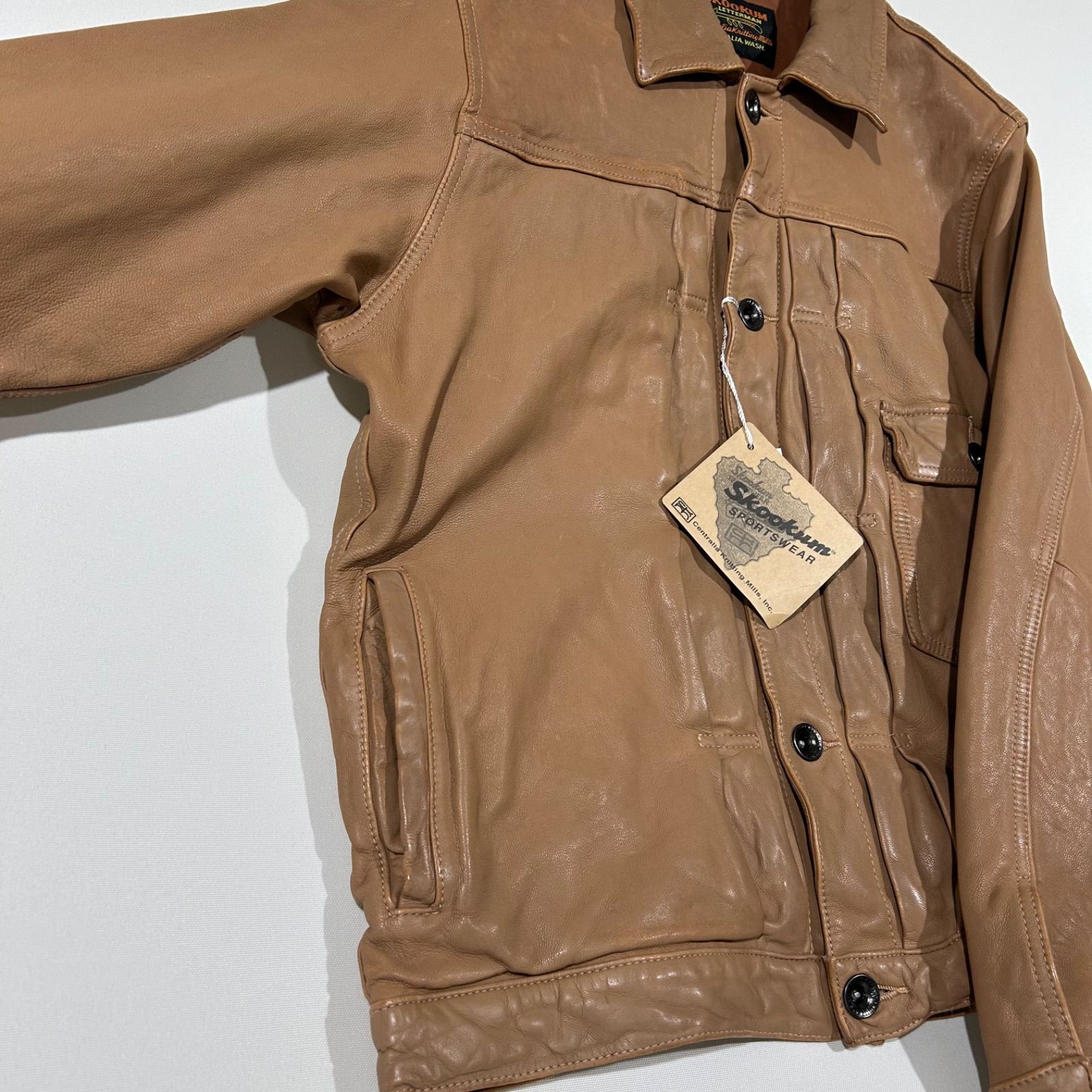 SKOOKUM スクーカム JACKROSE 1stタイプ　レザージャケット SKOOKUM スクーカム JACKROSE 1stタイプ レザージャケット