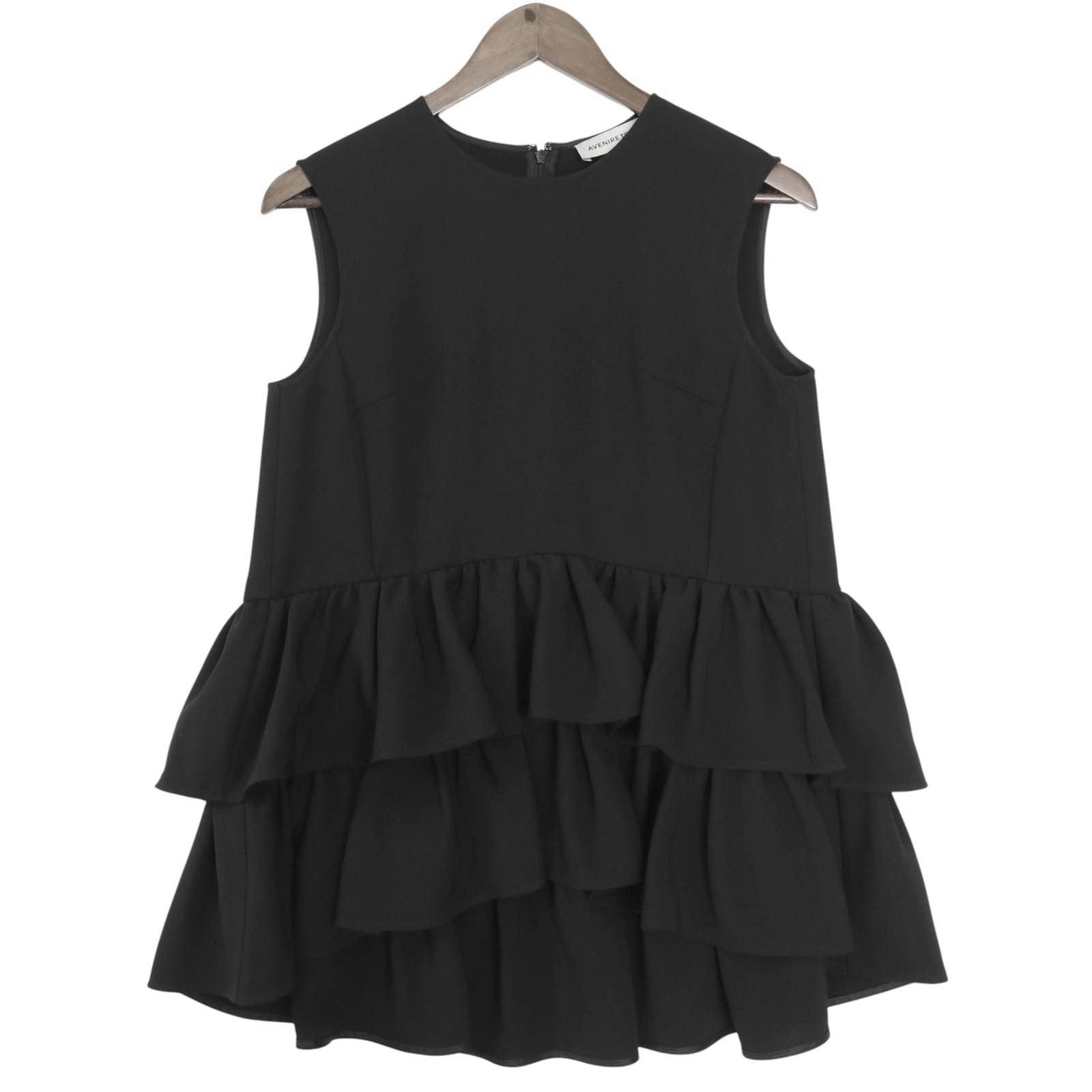 AVENIRETOILE ダブルクロスティアードブラウス＊