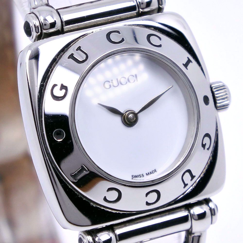 GUCCI グッチ ホースビット 6300L ステンレススチール×レザー 楽天市場】【電池交換済み】GUCCI グッチ ホースビット 6300L