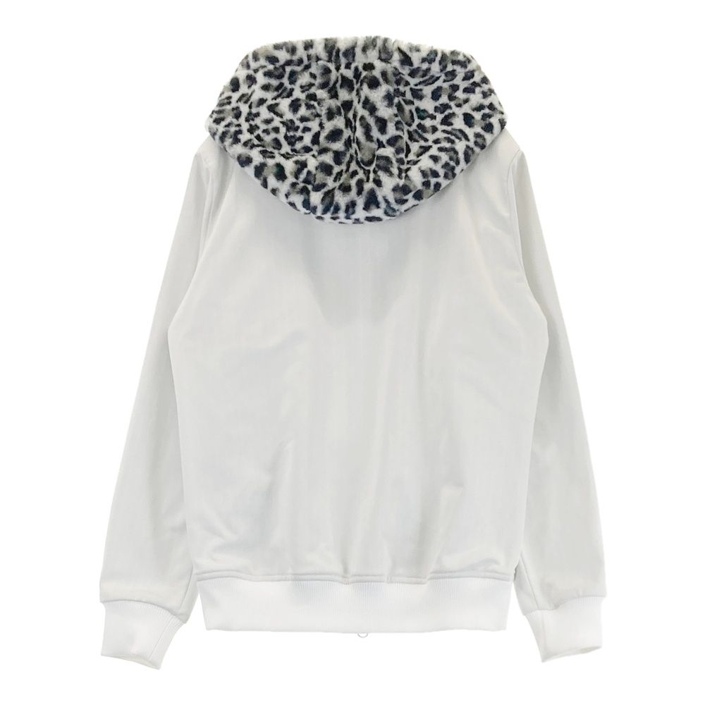 サイズ 2 DANCE WITH DRAGON ダンスウィズドラゴン 蓄熱 ジップパーカー レオパード ホワイト系 240101481640 ゴルフウェア レディース ストスト