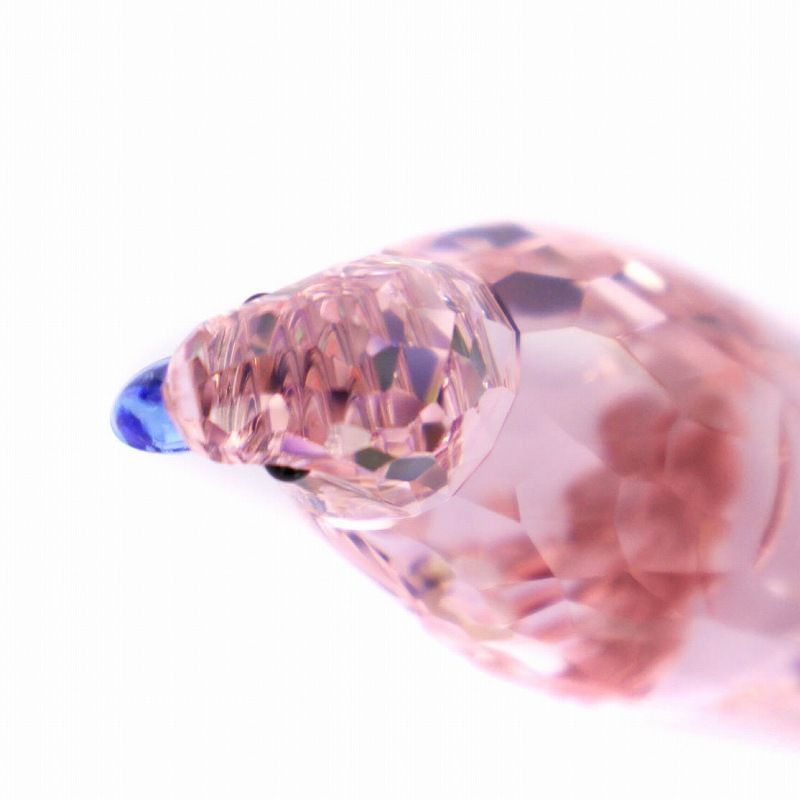 スワロフスキー SWAROVSKI Jungle Beats ピンクのインコ Cha Cha 置物