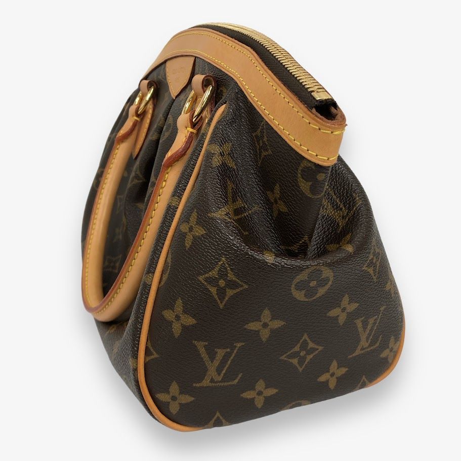 美品 LOUIS VUITTON ルイヴィトン ティヴォリPM モノグラム ハンドバッグ M40143【鑑定済み】