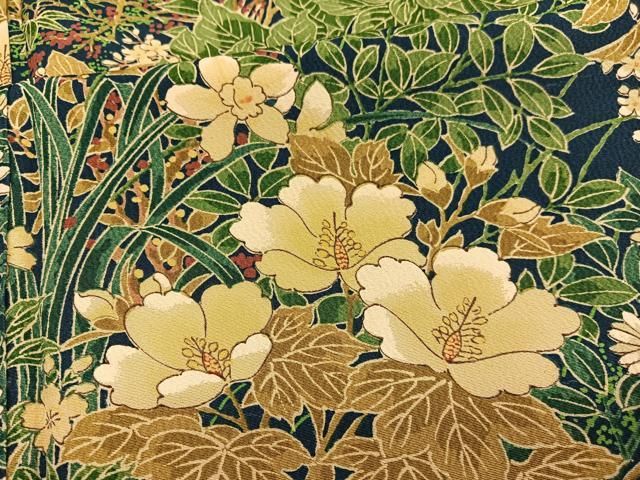 平和屋着物▽上質な色無地 単衣 芝地紋 紫水晶色 正絹