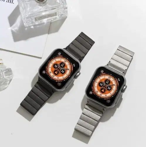 ITスタイル チタン メタル ストラップ シルバー リンク ブレスレット