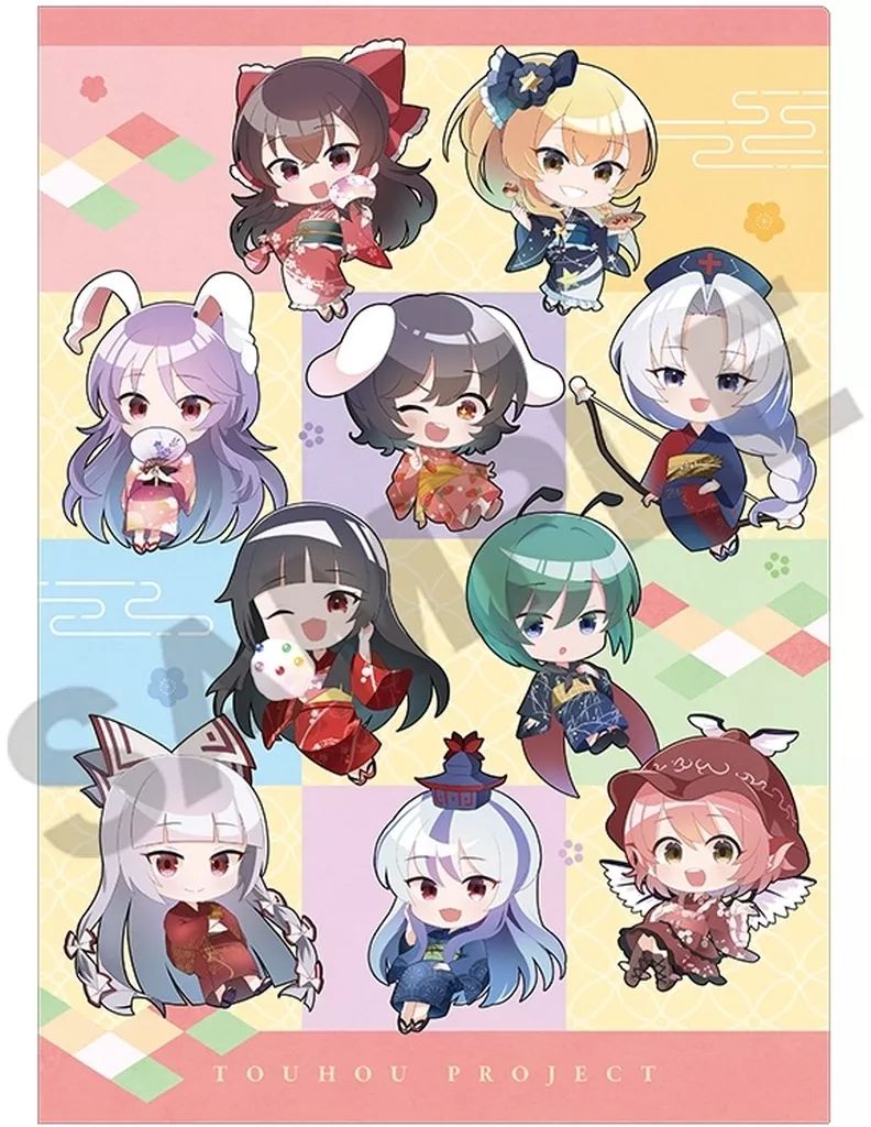 中古】クリアファイル 集合(2025春) A4シングルクリアファイル 「東方