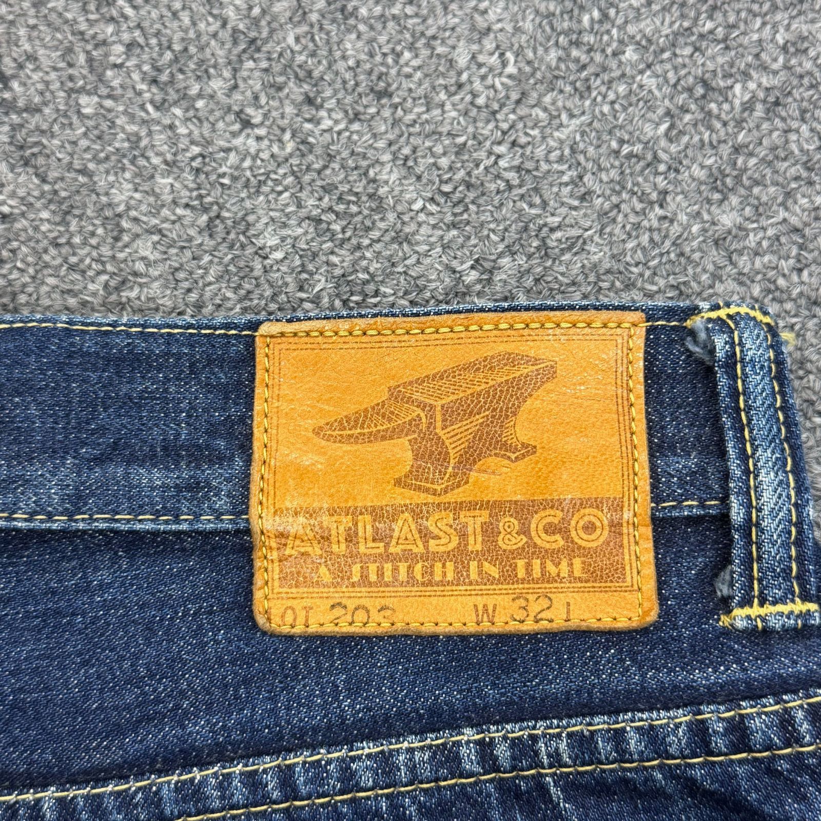 廃盤 At last&co LOT203 大戦モデル デニム ジーンズ 濃紺】AtLast&Co. Lot.203 大戦 デニムパンツ W30 - メルカリ