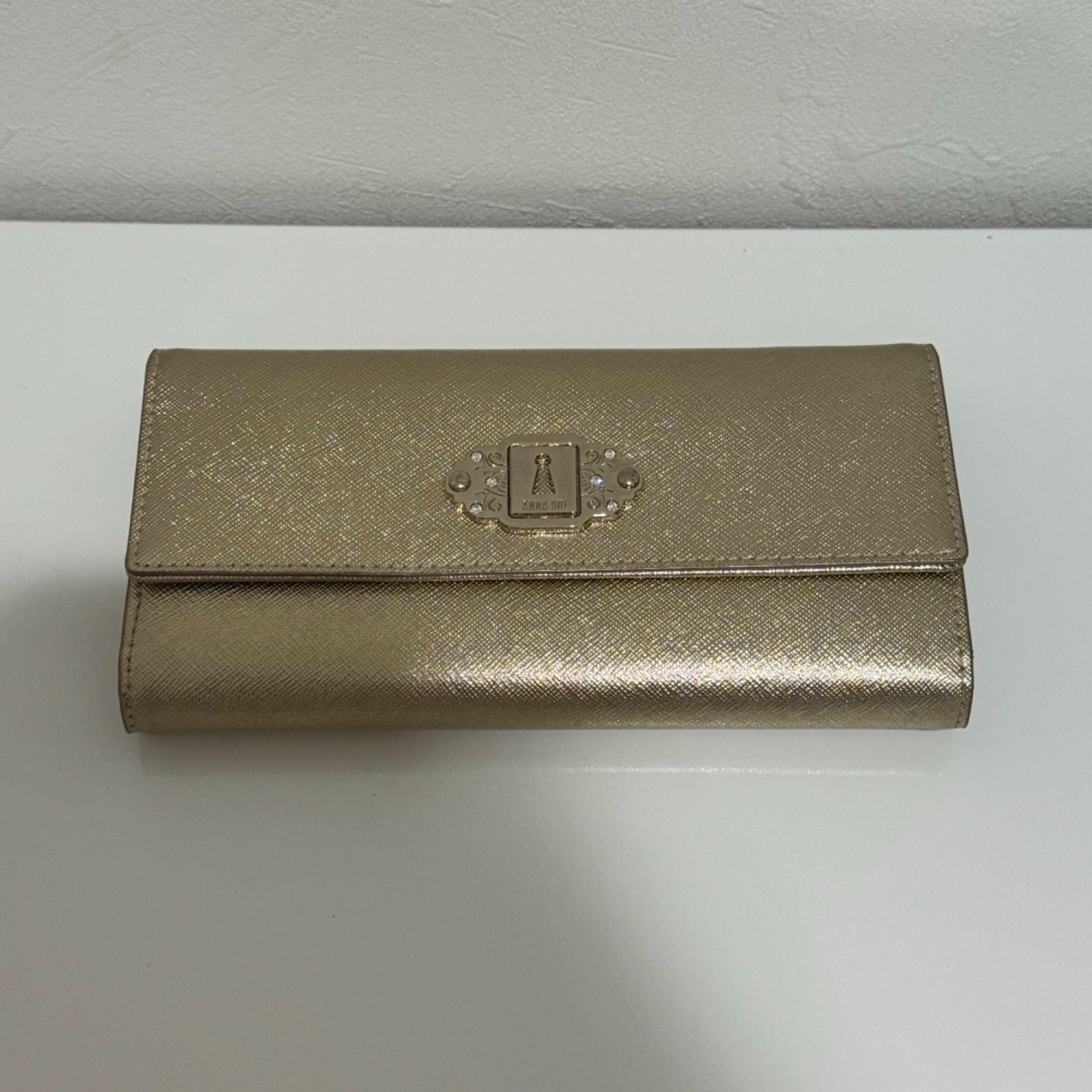 ANNA SUI ゴールド 長財布　新品 ANNA SUI ゴールド 長財布 新品 - メルカリ
