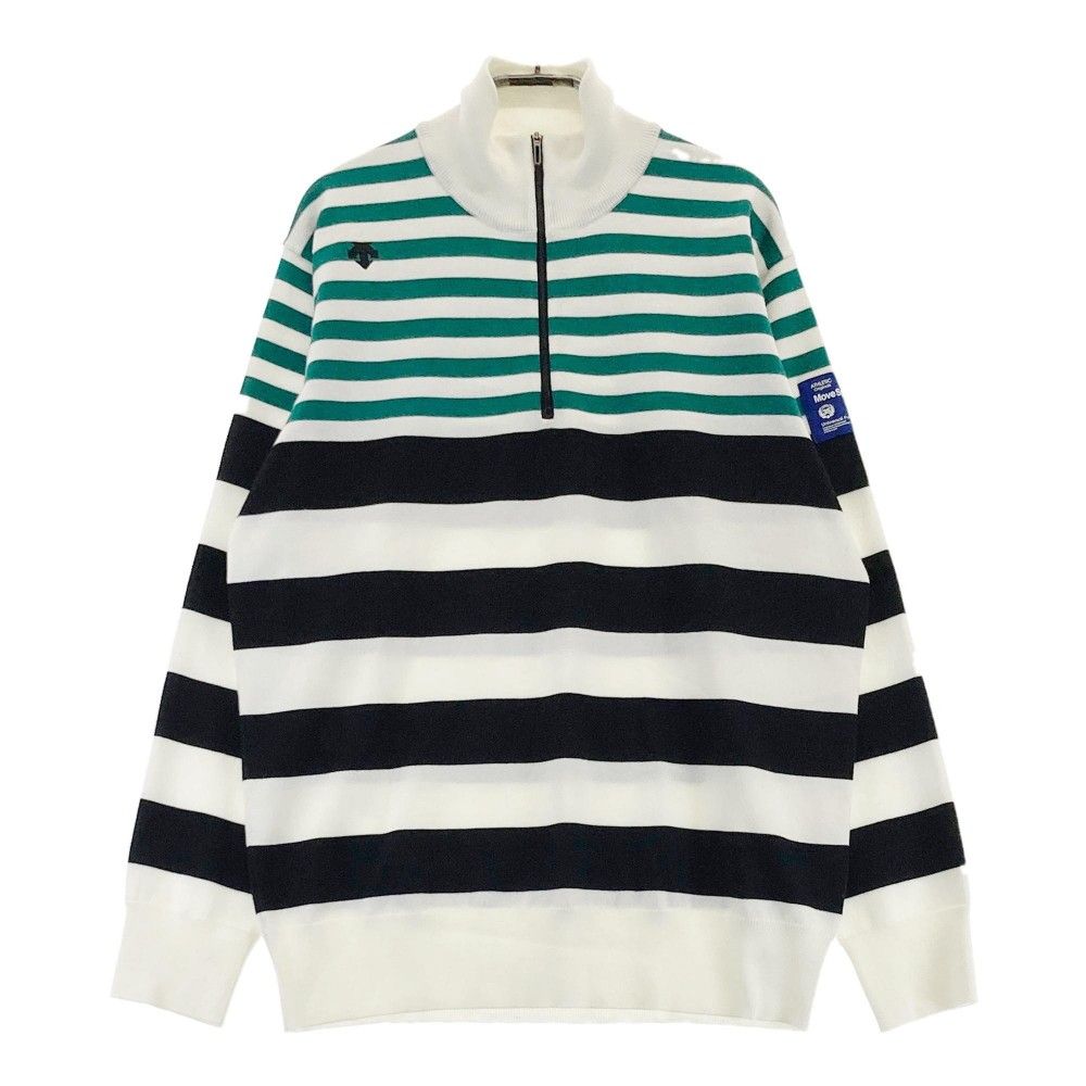 サイズ：O DESCENTE GOLF デサントゴルフ ハーフジップ ニット