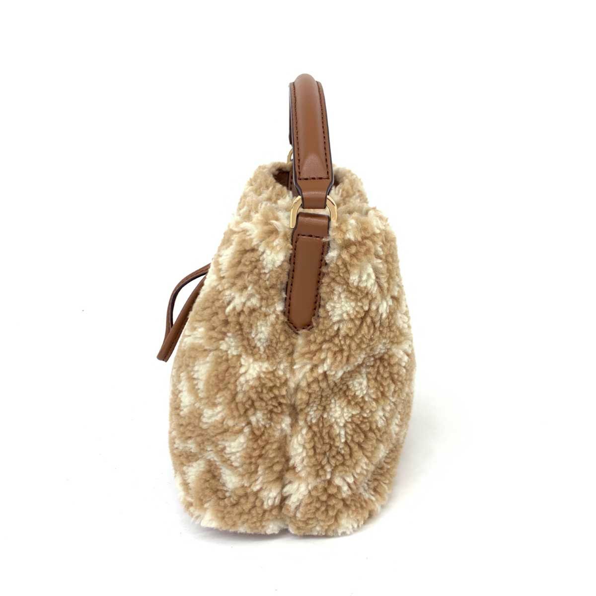 美品 MICHAEL KORS マイケルコース ミニ2WAYバッグ ブラウン/ベージュ 