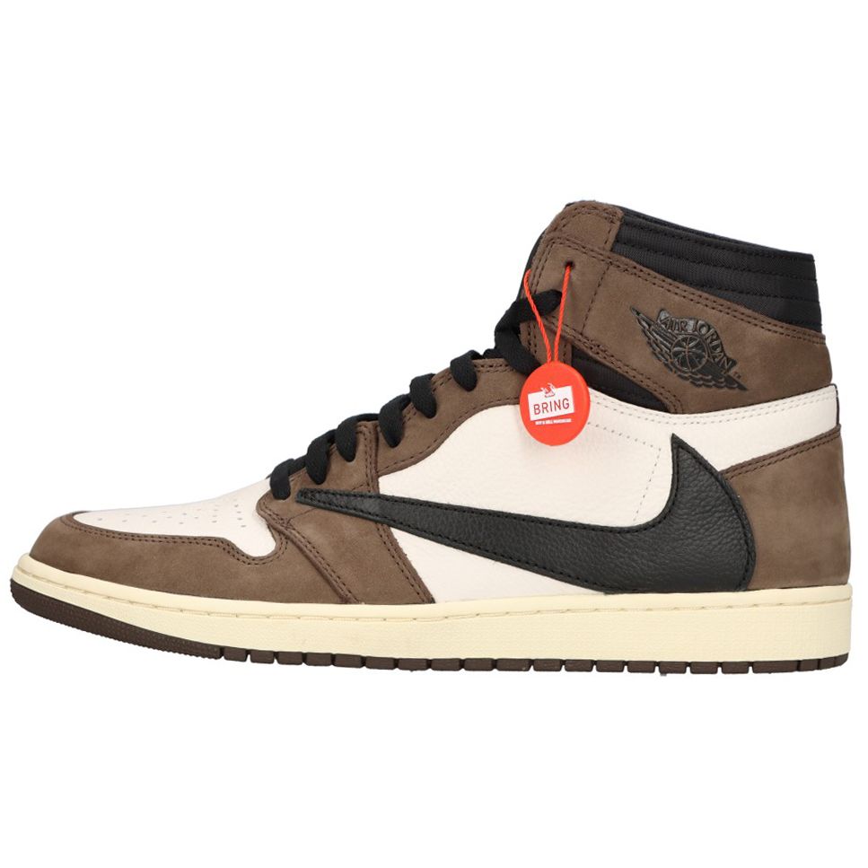 NIKE (ナイキ) ×TRAVIS SCOTT AIR JORDAN 1 RETRO HIGH OG TS SP トラヴィススコット  エアジョーダン1 レトロ ハイ ハイカットスニーカー US13/31cm CD4487-100 - メルカリ