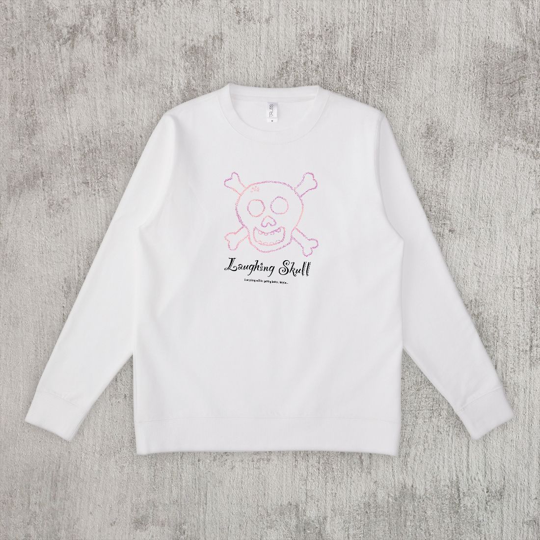 グラフィックスウェット　Laughing Skull Color -Sweat-
