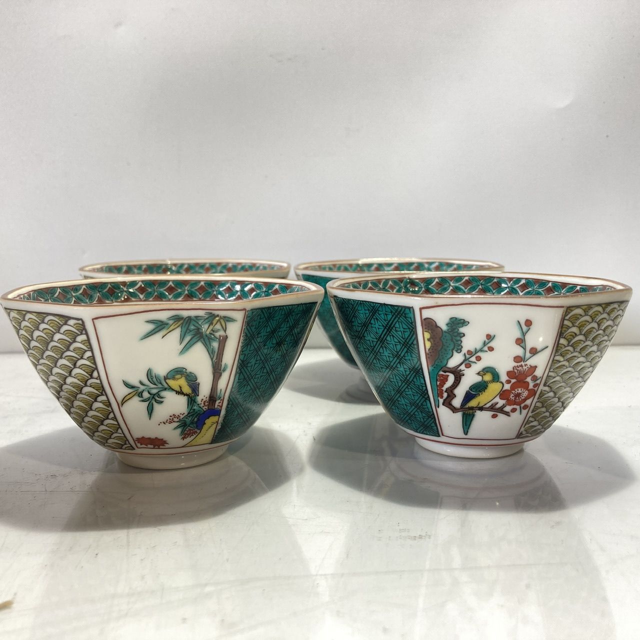 九谷焼 晃山窯 小鉢 5個セット (管理番号：OKU8513/C3-80