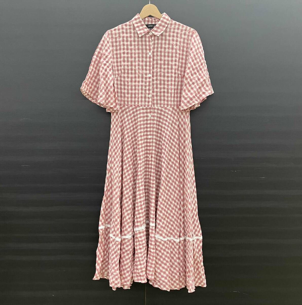 sister jane チェック柄ワンピース S