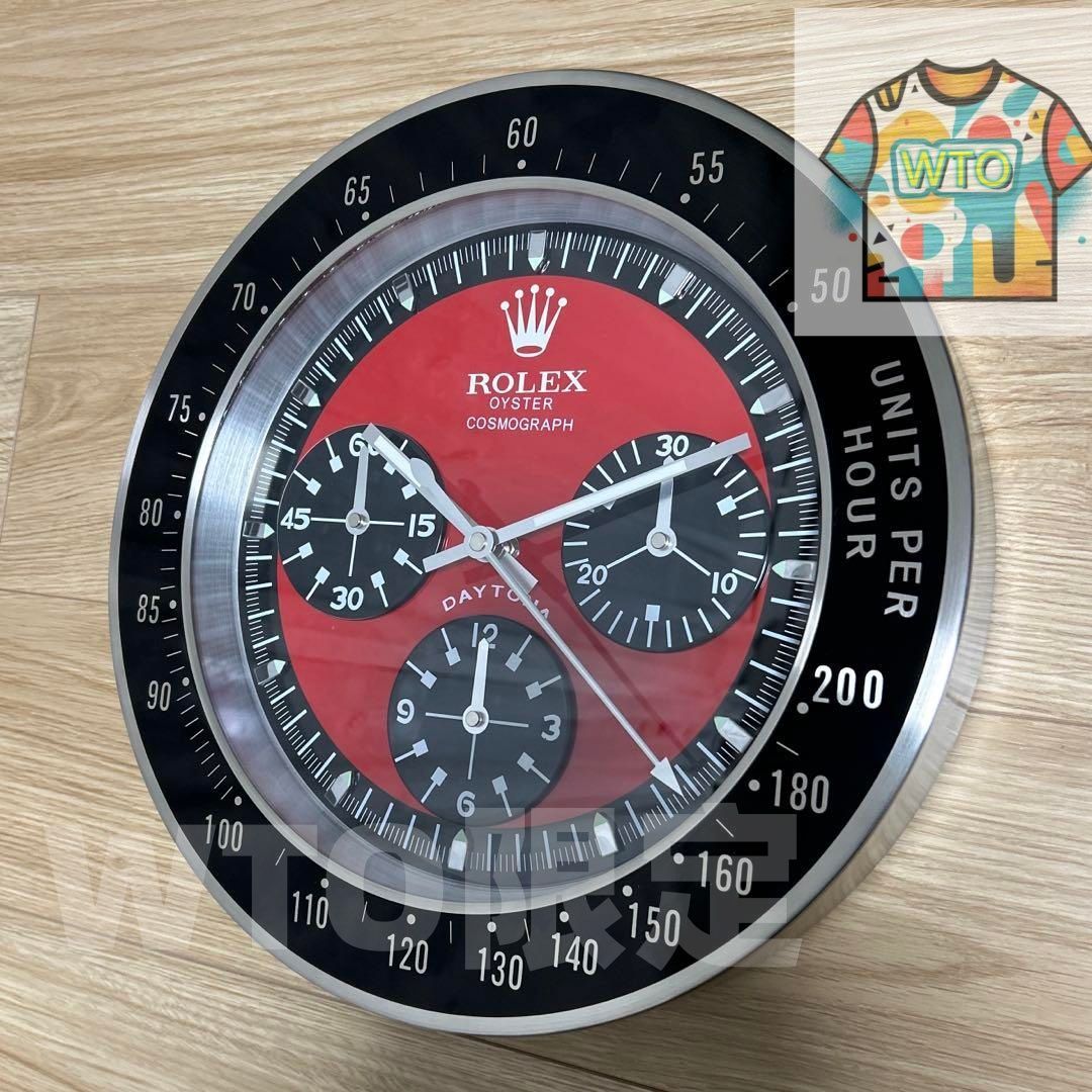 海外販促品 ROLEXロレックス 掛け時計 コスモグラフ デイトナ