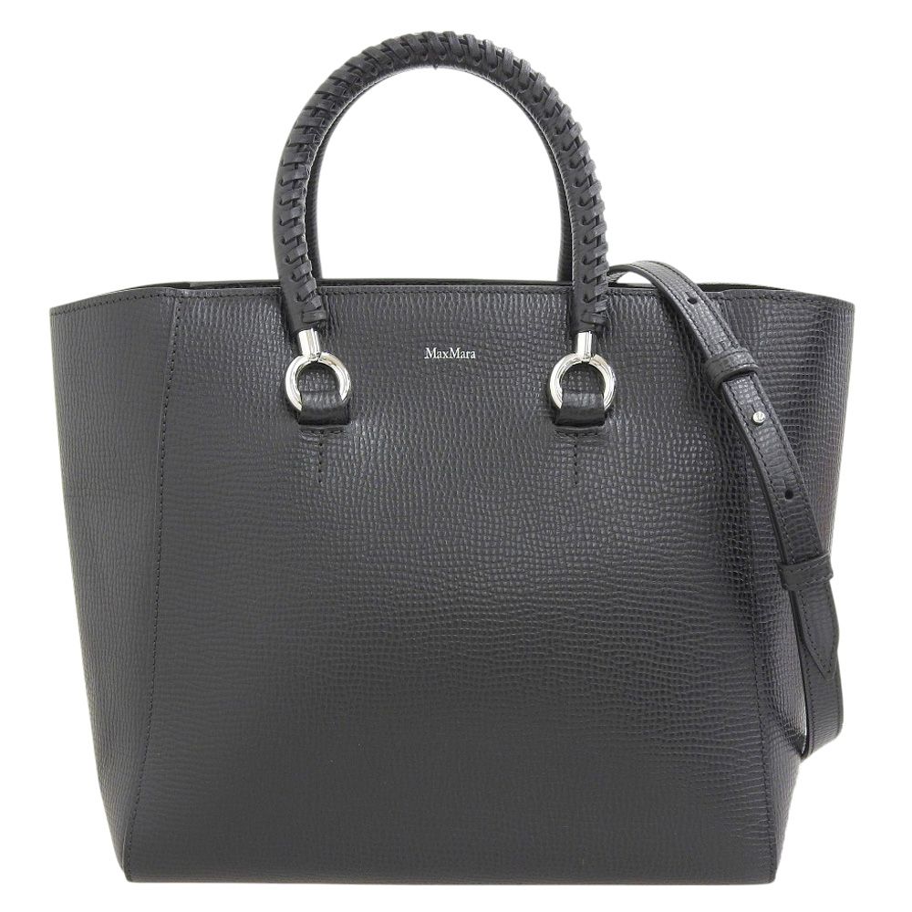 超美品 マックスマーラ MAX MARA 現行タグ エンボス カーフ